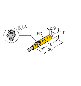 Magnetic Field Sensor - For Pneumatic Cylinders