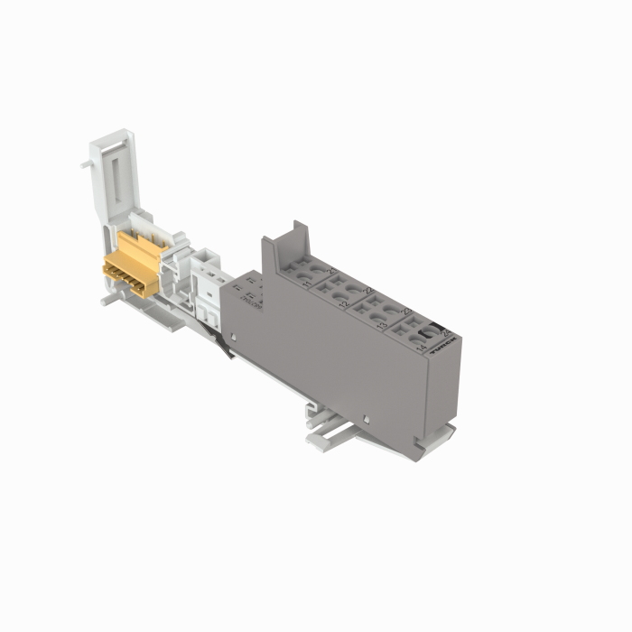 BL20 base module - Tension spring connection (BL20-P4T-SBBC-B)