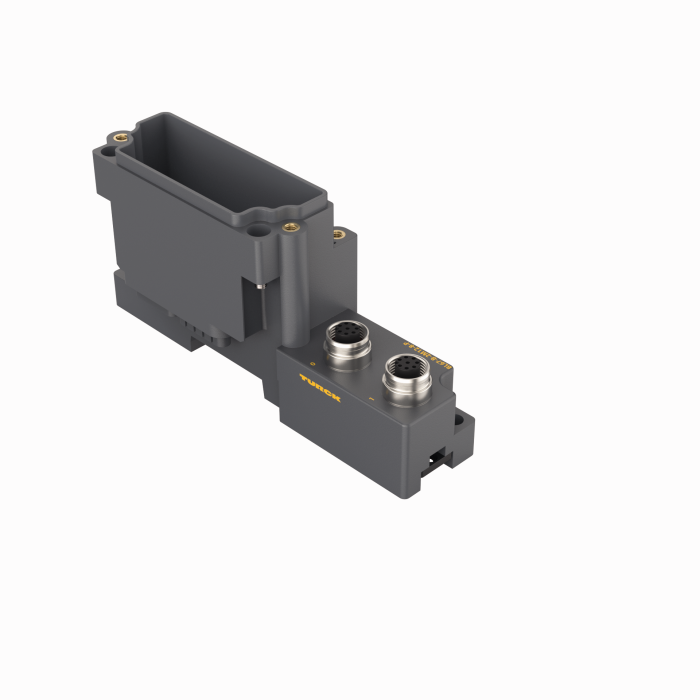 BL67 base module - 2 × M12 Connector, 8-pin (BL67-B-2M12-8-P)