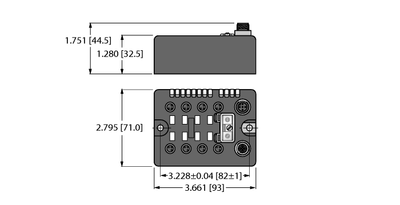 Turck BL compact fieldbus station for DeviceNet - 8 Digital PNP Inputs