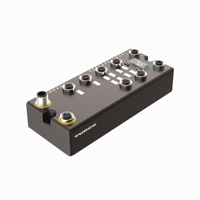 BL compact™ multiprotocol fieldbus station for Industrial Ethernet - 4 IO-Link Channels and Interface for Connection of 2 ident Read/Write Heads (HF/UHF) (BLCEN-6M12LT-4IOL-2RFID-S)