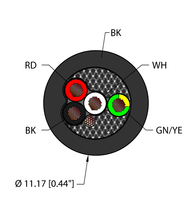 Power Tray/Exposed Run/Direct Burial Cable - Reelfast™ Bulk Cable (BLK,PVC,1STRDX16+1X16,S-F,TCERDB,)