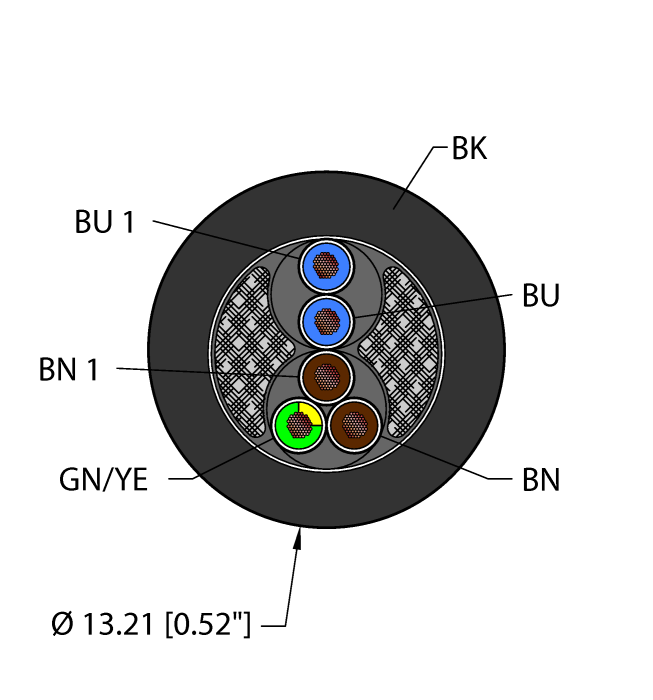 Power Tray/Exposed Run/Direct Burial Cable - Reelfast™ Bulk Cable (BLK,PVC,1UTPX16+1UTRX16,TCERDB)