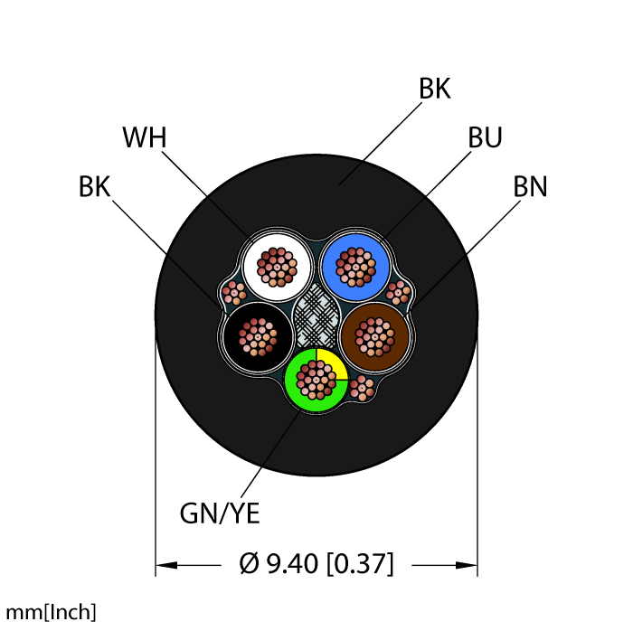 Instrumentation Tray/Exposed Run/Direct Burial Cable - Reelfast™ Bulk Cable (BLK,PVC,2STPDX18+1X18,S-DF,ITCERDB,MS40)