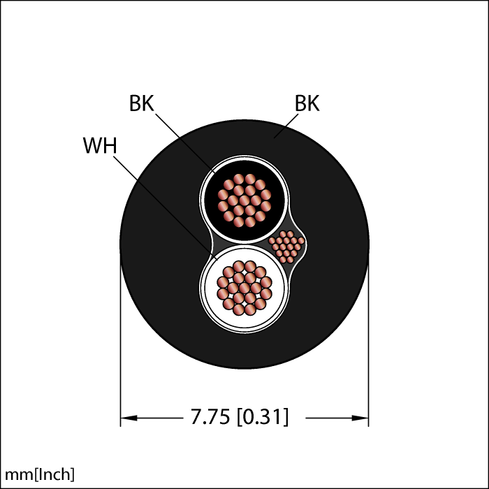 Instrumentation Tray/Exposed Run/Direct Burial Cable - Reelfast™ Bulk Cable (BLK,PVC,2X16,S-DF,ITCERDB,CICTC,MS40)