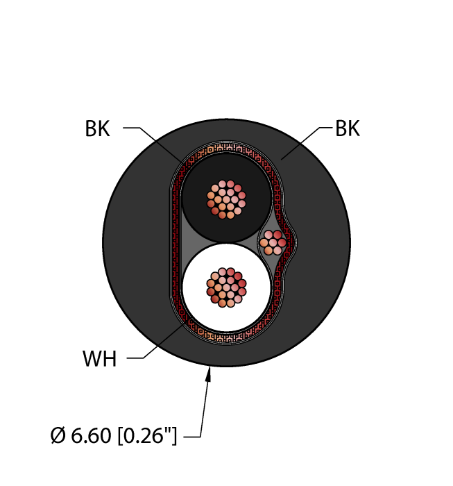 Instrumentation Tray Cable - Reelfast™ Bulk Cable (BLK,PVC,2X18,S-FDB,ITC,MSHA)
