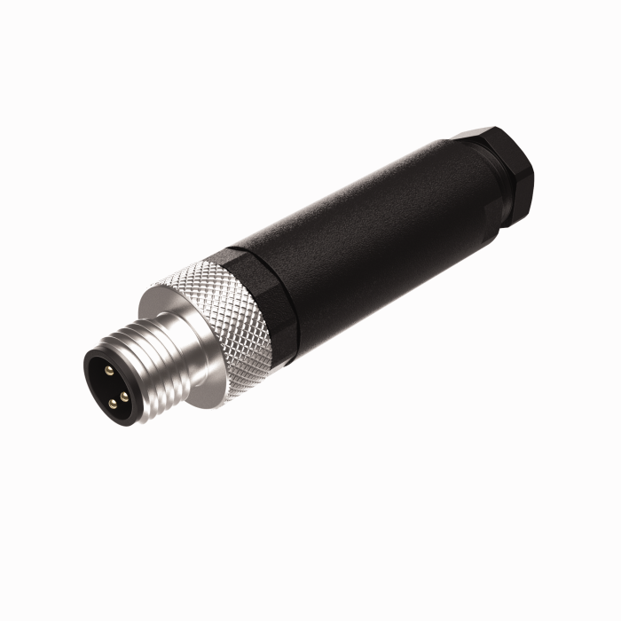 Actuator and Sensor Field Wireable - M8 × 1, Male, Straight (BS 5133-0)
