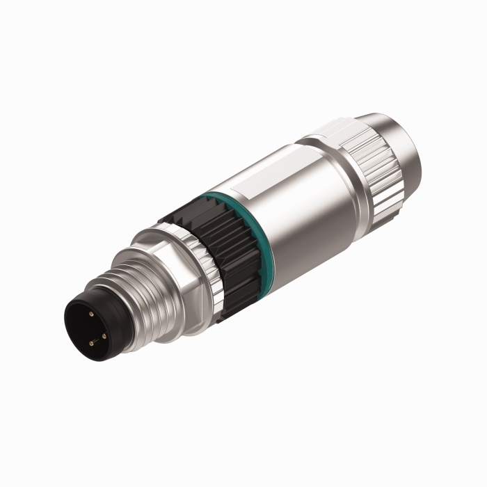 Actuator and Sensor Field Wireable - M8 × 1, Male, Straight (BS 5136-0)