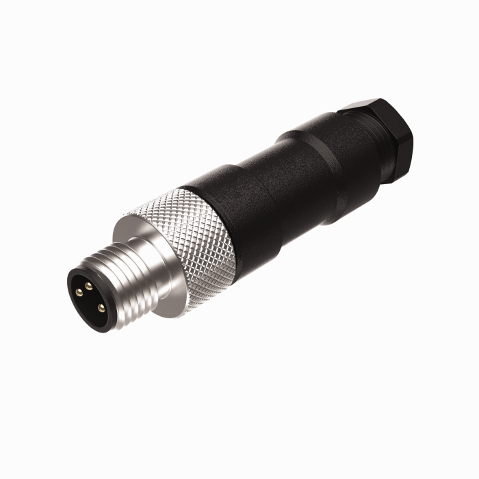 Actuator and Sensor Field Wireable - M8 × 1, Male, Straight (BS 5141-0)