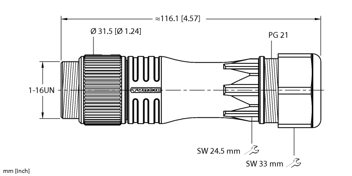 Actuator and Sensor Field Wireable - 1” Connection (BS 7171-0/21)