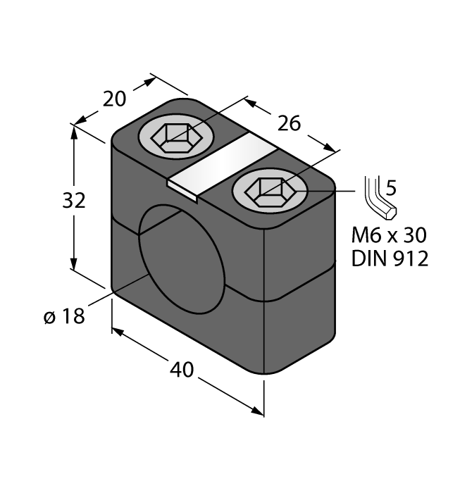 Mounting Accessories - Mounting Clamp (BSN 18)
