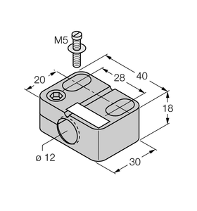 Mounting Accessories - Mounting Clip for M12 Design