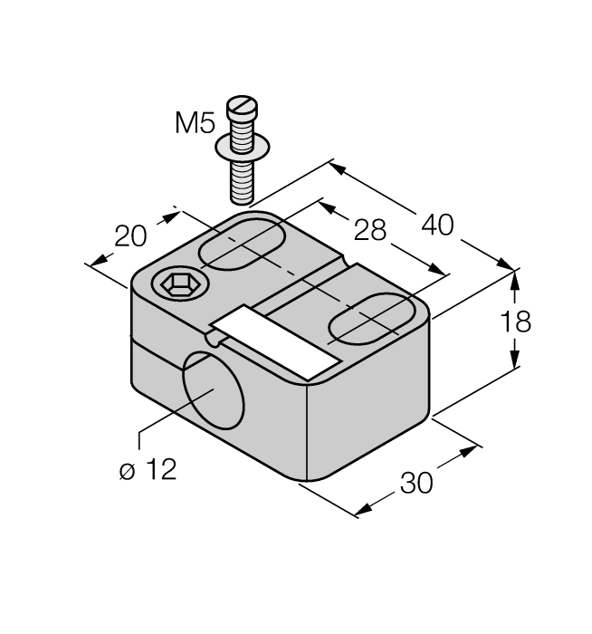 Mounting Accessories - Mounting Clip for M12 Design (BST-12N)