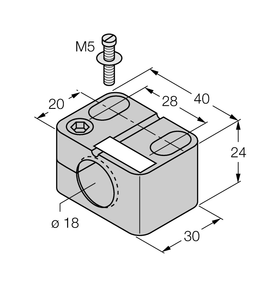 Mounting Accessories - Mounting Clip for M18 Design