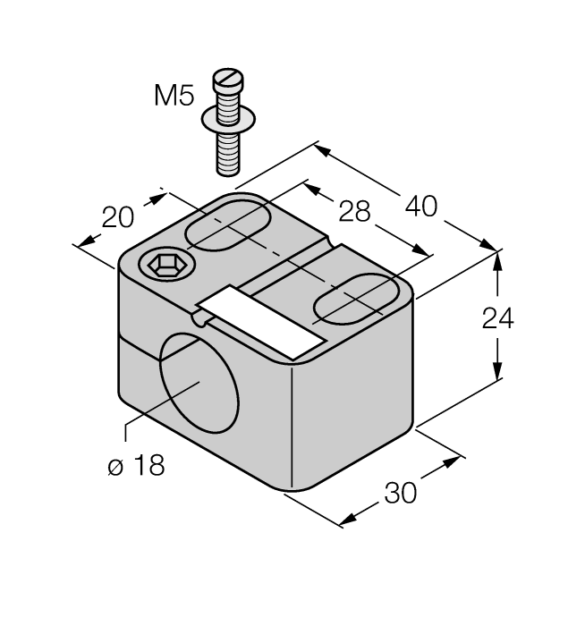 Mounting Accessories - Mounting Clip for M18 Design (BST-18N)
