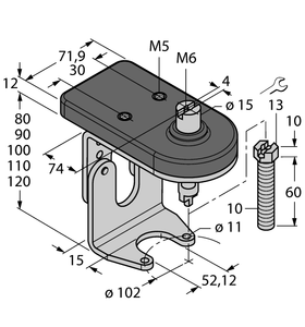 Mounting Accessories - Mounting kit for manual valves