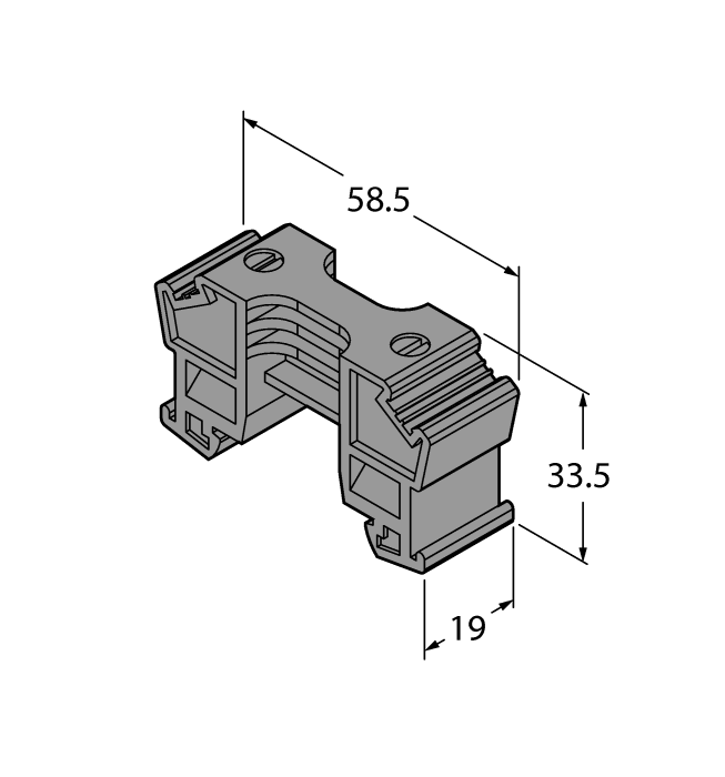 Accessories - Power Bridge Connection Terminal (E/ME TBUS NS35 BK)