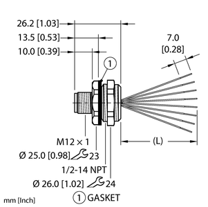 Actuator and Sensor Receptacle - Front Mount