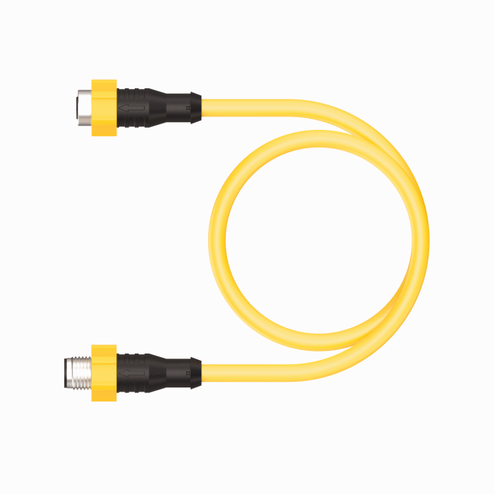 Actuator and Sensor Cable - Extension Cable (EKRT-ESRT-A4.400-FE8Y-0.5)