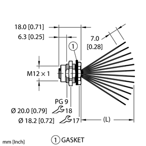 Actuator and Sensor Receptacle - Rear Mount