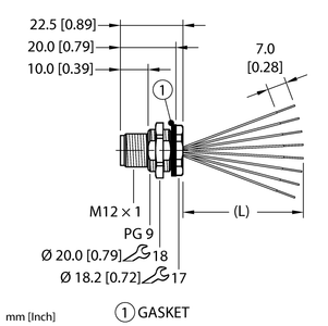 Actuator and Sensor Receptacle - Rear Mount