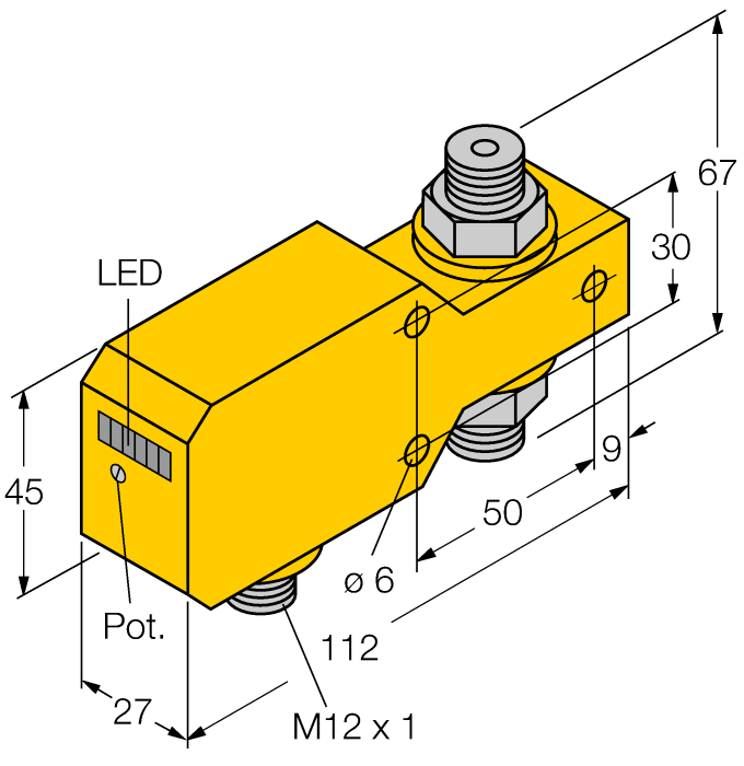 Flow Monitoring - Inline Sensor with Integrated Processor (FCI-D08A4P-ARX-H1140/D038)