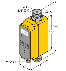 Turck Flow Monitoring - Inline Sensor with Integrated Processor