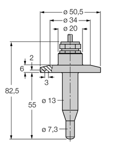 Turck Flow Monitoring - Immersion Sensor without Integrated Processor