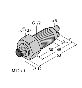 Turck Flow Monitoring - Immersion Sensor without Integrated Processor