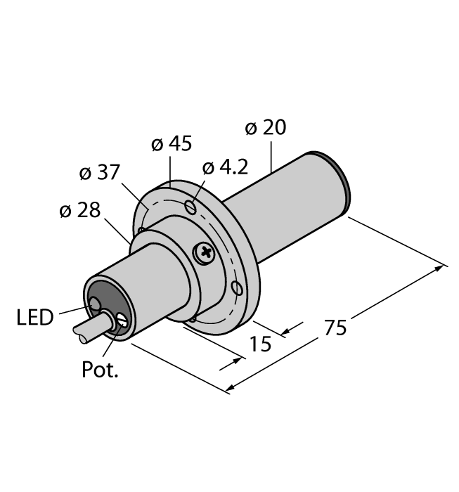 Flow Monitoring - Immersion Sensor with Integrated Processor (FCS-K20-AP8X)