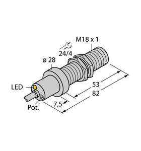 Turck Flow Monitoring - Immersion Sensor with Integrated Processor