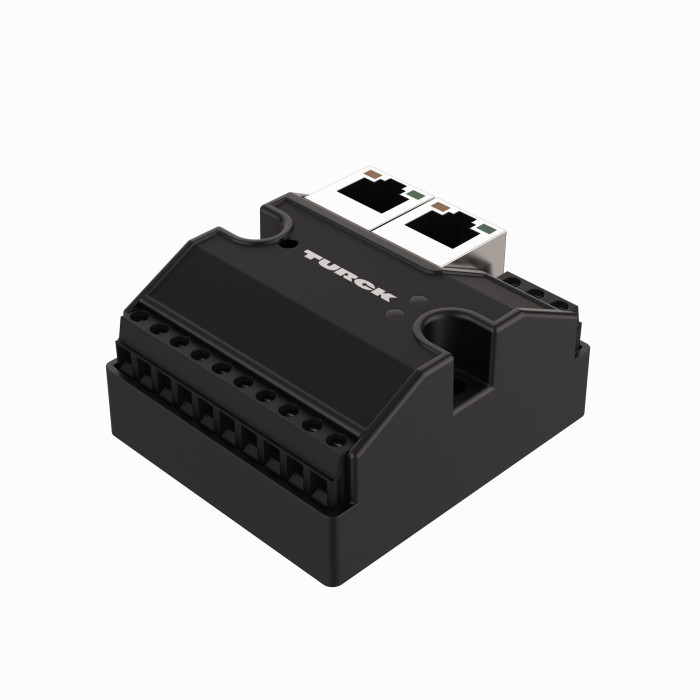 Compact IP20 Multiprotocol Ethernet I/O Station - Master to master data exchange, NAT router, 8 Digital PNP Inputs (FEN20-EN1)