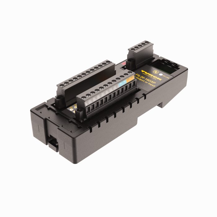 I/O Hub for connection of digital signals to IO-Link Master - 16 Universal Digital Channels, PNP (FIL20-16DXP)