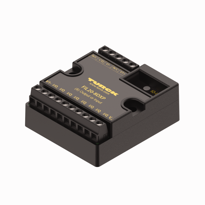I/O Hub for connection of digital signals to IO-Link Master - 8 Universal Digital Channels, PNP (FIL20-8DXP)