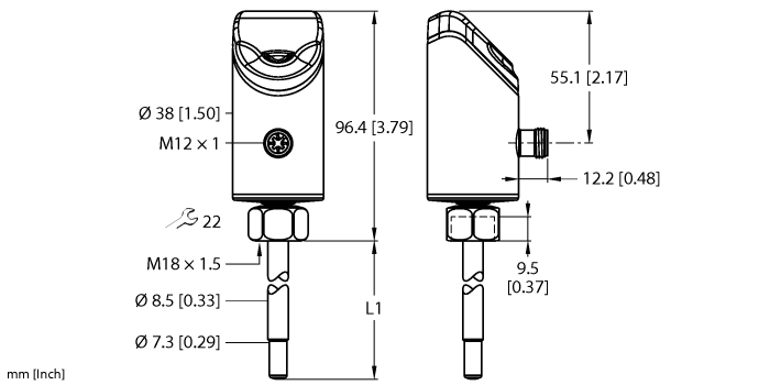 Flow Sensor - (FS101-300L-00-2UPN8-H1141)
