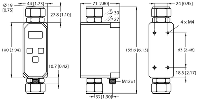 Turck Flow Rate Monitoring - Inline Sensor with Integrated Processor