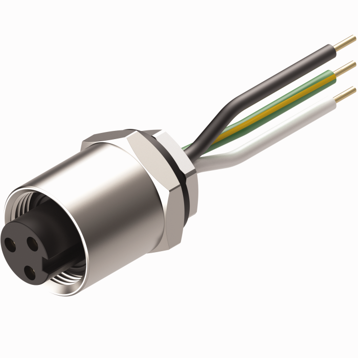 Powerfast™ Receptacle - Front Mount (GKDF 30-0.3M/14.5/NPT)