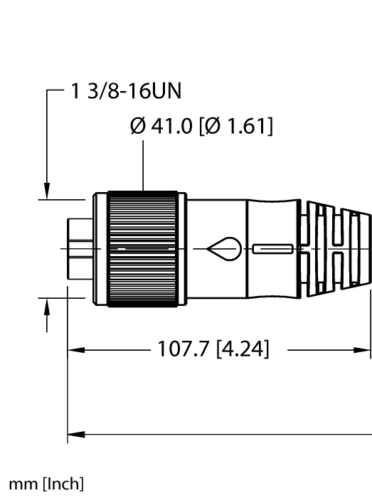 Powerfast™ Cordset - Connection Cable (GKDM 30-3M)