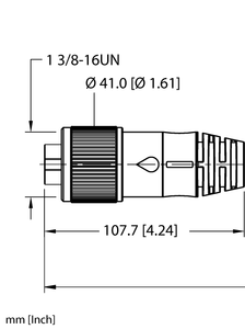 Powerfast Cordset - Extension Cable
