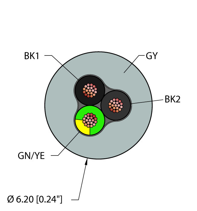 Instrumentation Tray Cable - Reelfast™ Bulk Cable (GRY,PVC,3X18,ITC,V2)