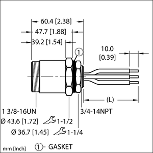 Powerfast Receptacle - Front Mount
