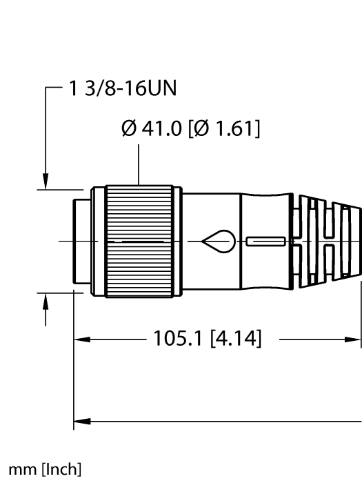 Powerfast™ Cordset - Extension Cable (GYDM GXDM 40-0.6M/S4000)