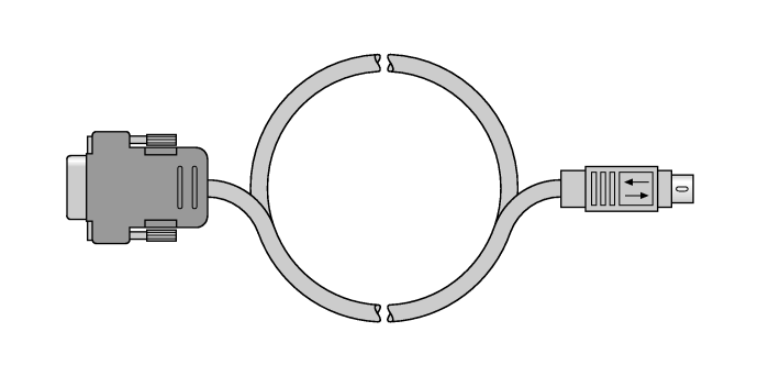 Accessories for BL20 and BL67 - RS232 Adapter Cable for the BL67/BL20 Service Interface (I/O-ASSISTANT-KABEL-BL20/BL67)
