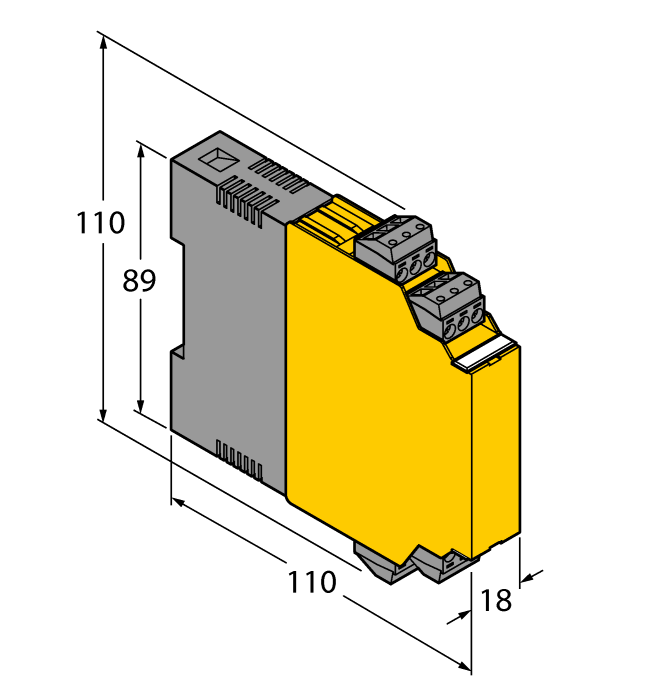 Isolating transducer - 1-channel (IM33-12-HI/24VDC)