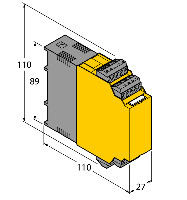Isolating transducer - 1-channel (IM33-12EX-HI)