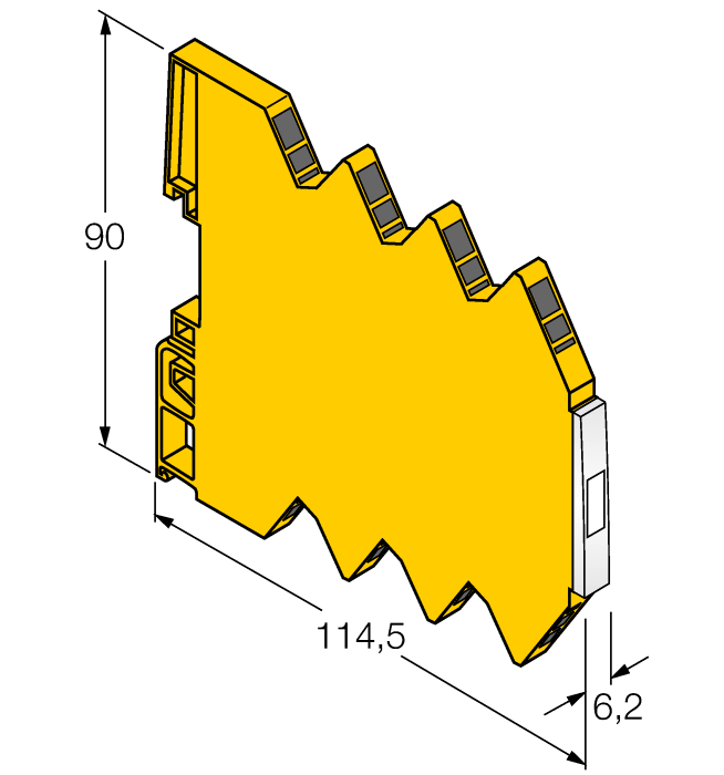 Analog signal isolator - 1-channel (IMS-AI-UNI/24V)