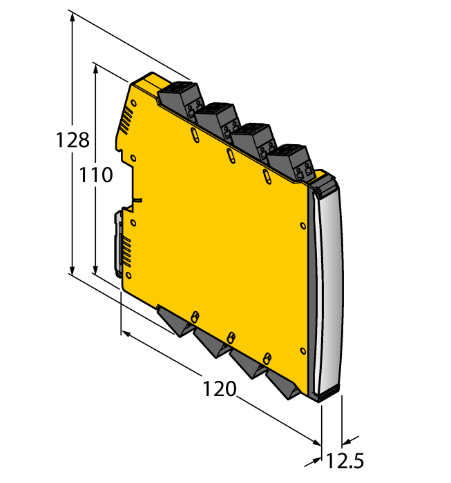 Analog Signal Isolator - 1-channel (IMX12-AO01-1I-1I-H0/24VDC/CC)