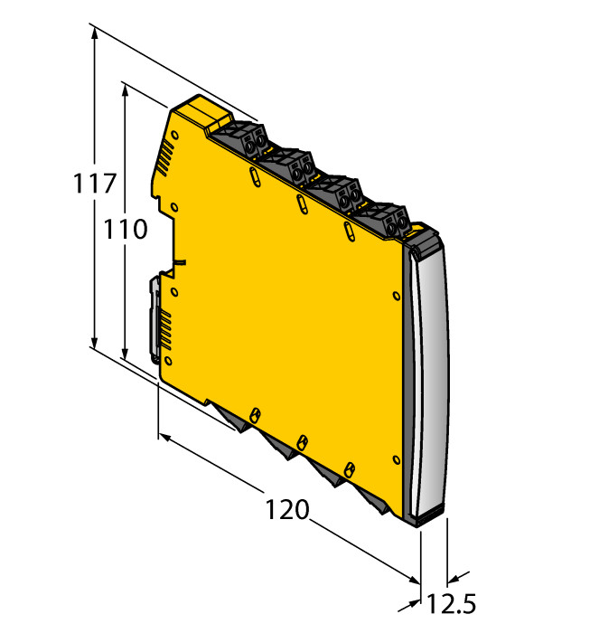 Frequency Transducer/Pulse Counter - 1-channel (IMX12-FI01-1SF-1R-0/24VDC)