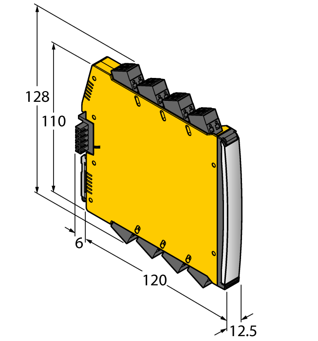 Frequency Transducer/Pulse Counter - 2-channel (IMX12-FI01-2SF-2I-CPR/24VDC/CC)