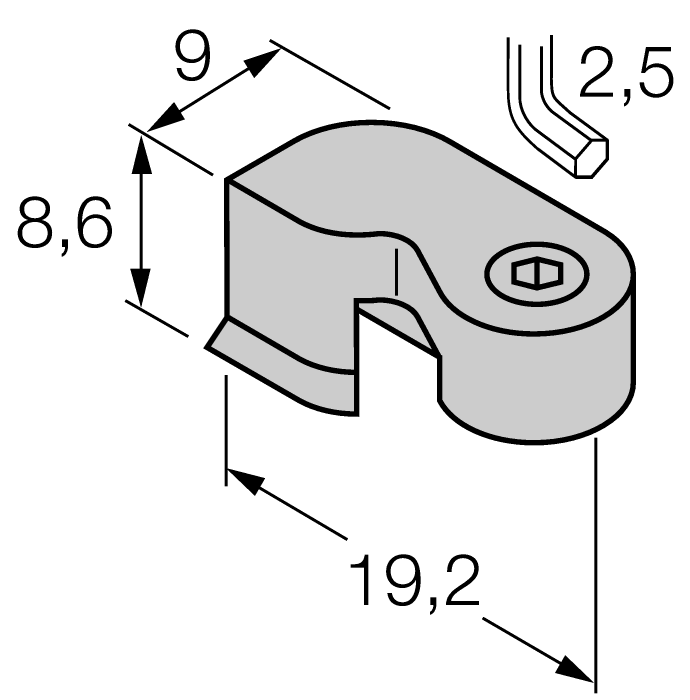 Mounting Accessories - Mounting Bracket (KLDT-5 CLAMP)